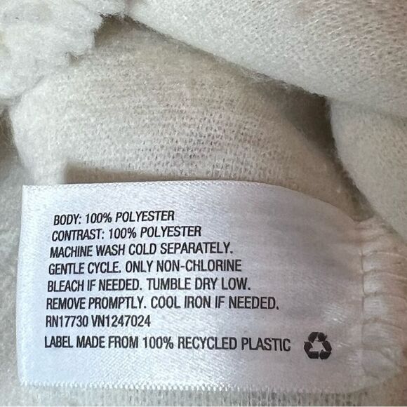 Sherpa Fleece Pullover: Cozy, Comfy, and Snuggly - Prologue, Cream, Medium - Picture 7 of 7